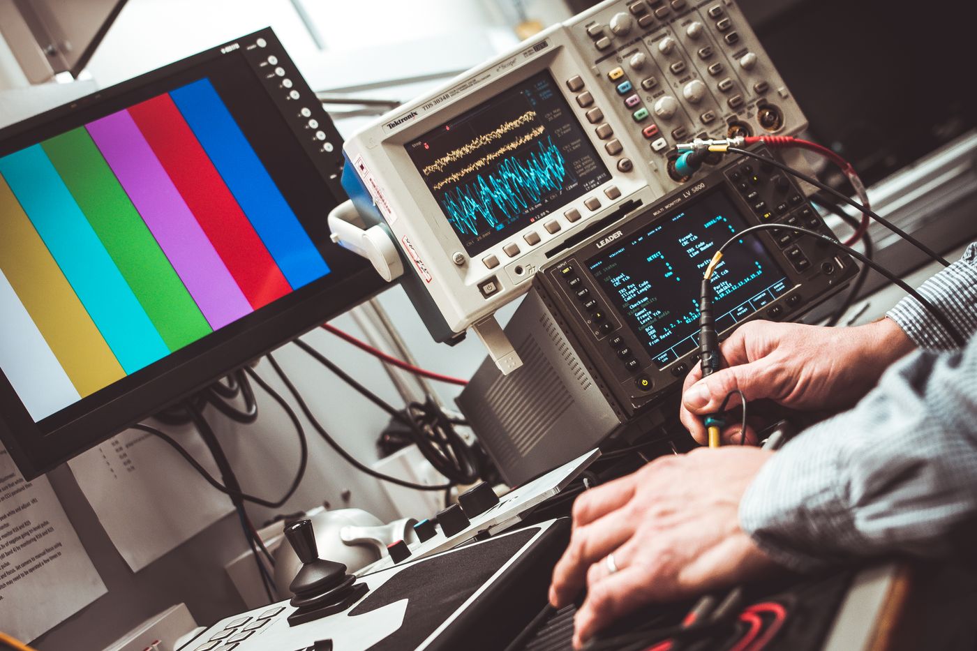Illustrative engineering and testing photo