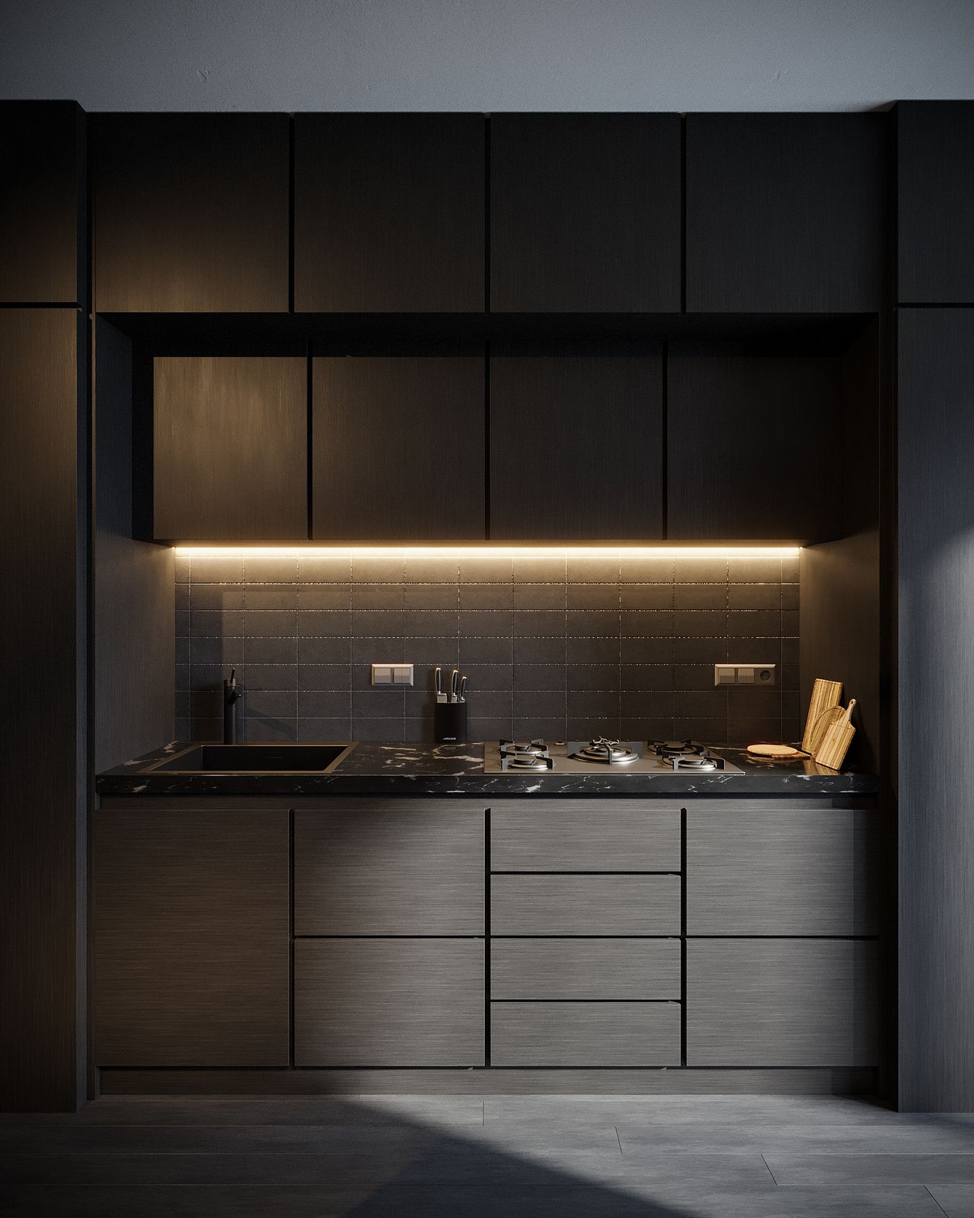 Illustrative warm interior lighting application
